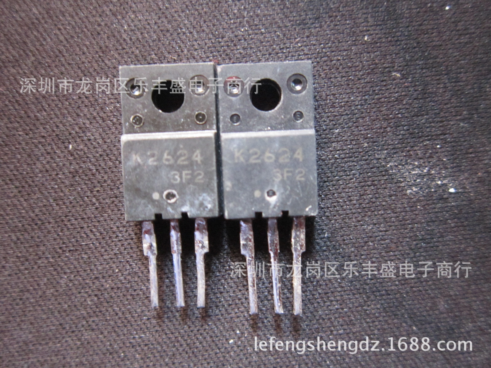 K2624 2SK2624LS 拆机三洋 TO-220F N通道MOSFET 3A 600V
