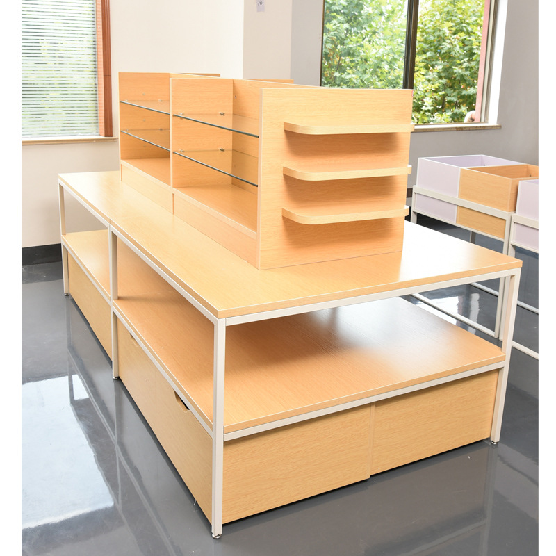 厂家批发木质单面流水台货架