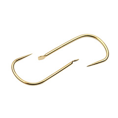 Premium Pointed Tip, Bagged: Jin Guandong Fish Hooks—Guandong Style, Barbless Design, High-Carbon Steel Fishing Hooks—Wholesale Fishing Gear