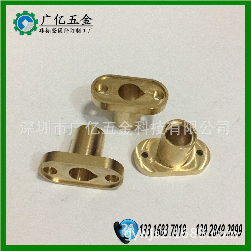 CNC车床产品 仪表车床 六角铜车件