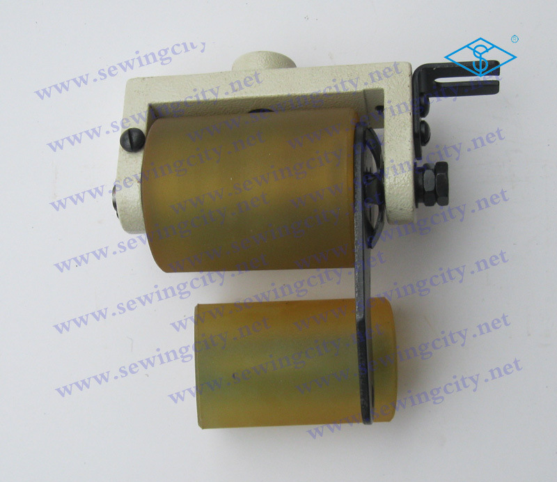 缝纫机关西/森本1404拖轮组 橡筋车黄胶平拖布轮 多针车后拖轮组