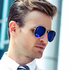 Fashionable sunglasses suitable for men and women, trend retro glasses solar-powered, wholesale