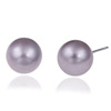 Accessory, earrings from pearl, wholesale, simple and elegant design