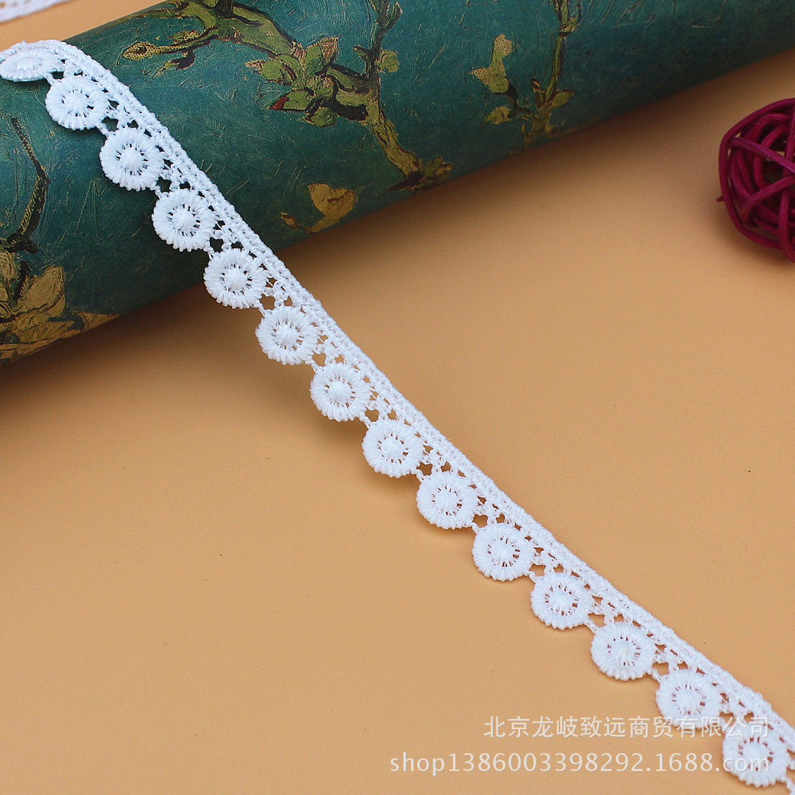 Factory direct selling polyester filament water -soluble side 1.3cm…