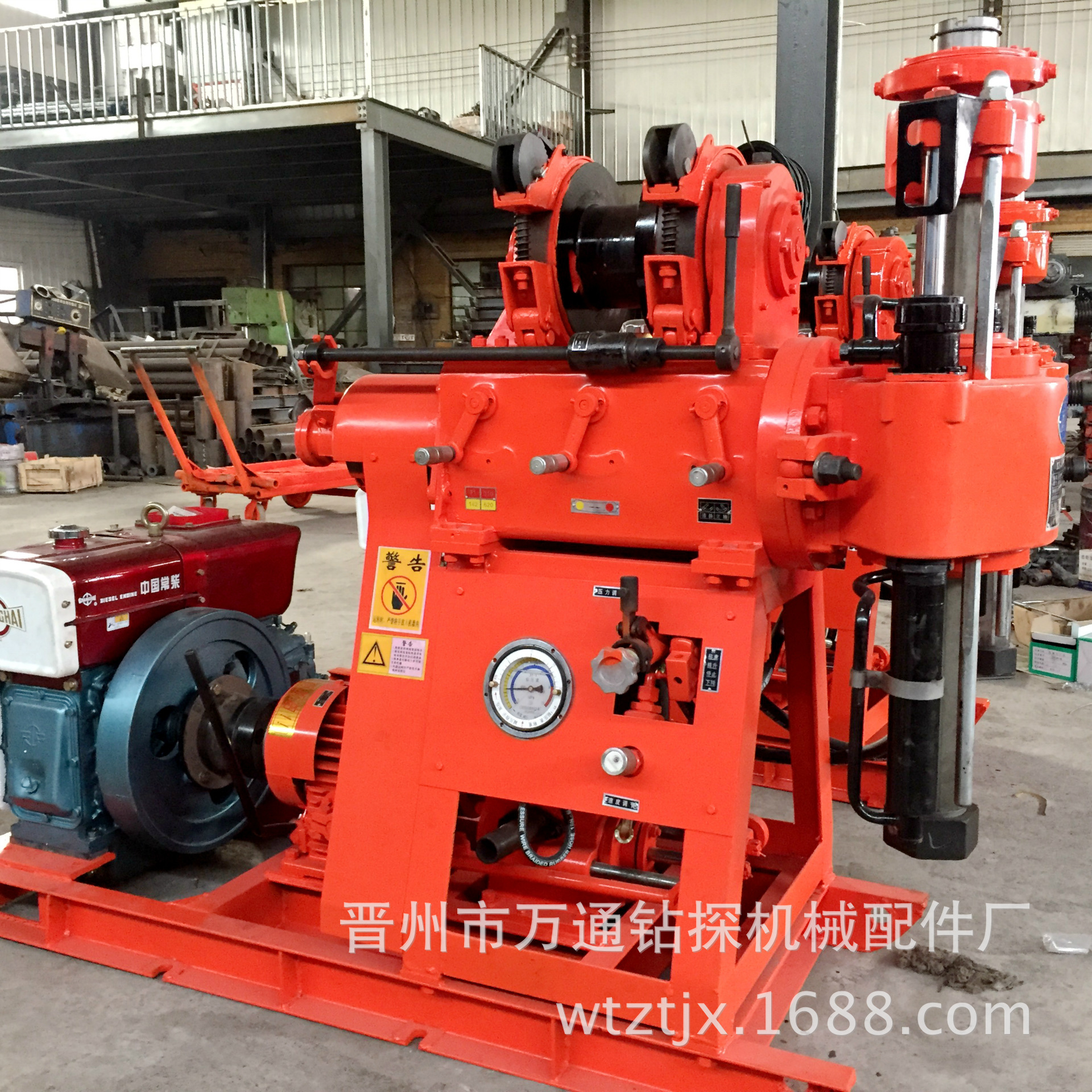 XY-1B型低速150勘探岩芯工程钻探自带泵水井取心勘察钻机（常州）