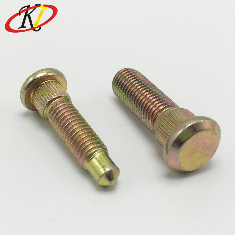 生产各种汽车推杆螺栓/平头压花螺栓/汽车螺丝/非标件