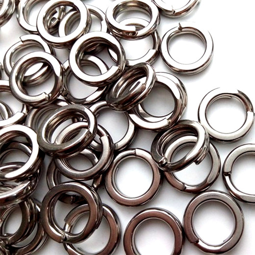 Luya double circle 304 material flattened double circle fishing supplies fishing gear accessories connector connecting ring manufacturer wholesale