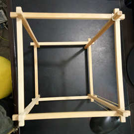 厂家四角灯笼架子 古代宫灯元宵年会灯笼支架 纯灯笼架无配件