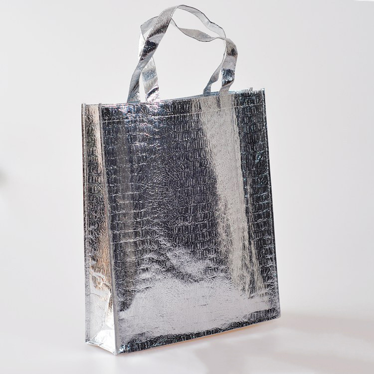 爆款热销 覆膜镭射袋 镭射袋 外贸环保购物袋购物袋无纺布袋