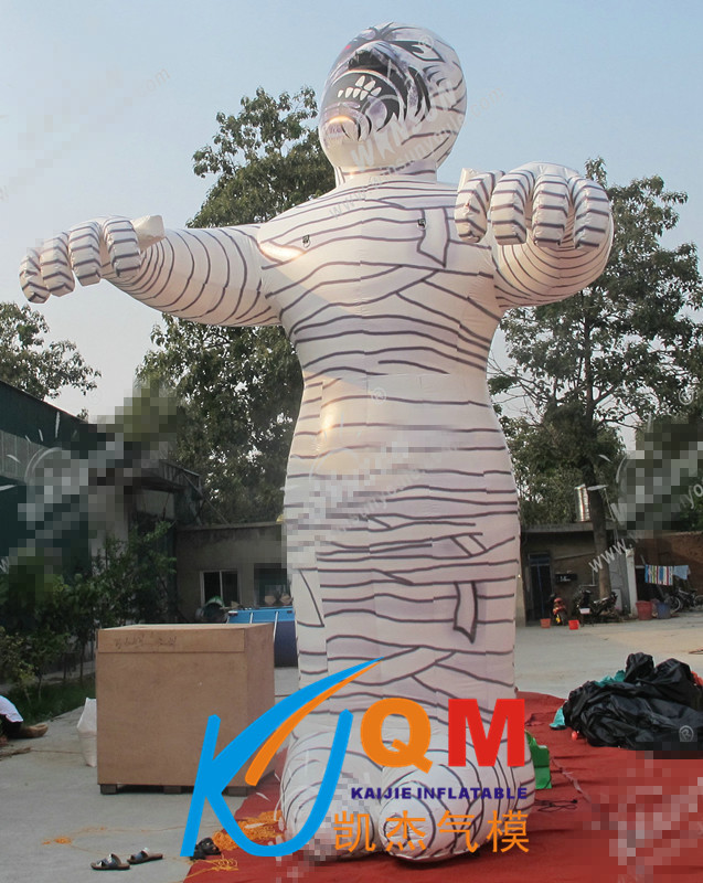 充气万圣节气模 白色木乃伊 充气南瓜酒吧装饰气模 充气巫婆