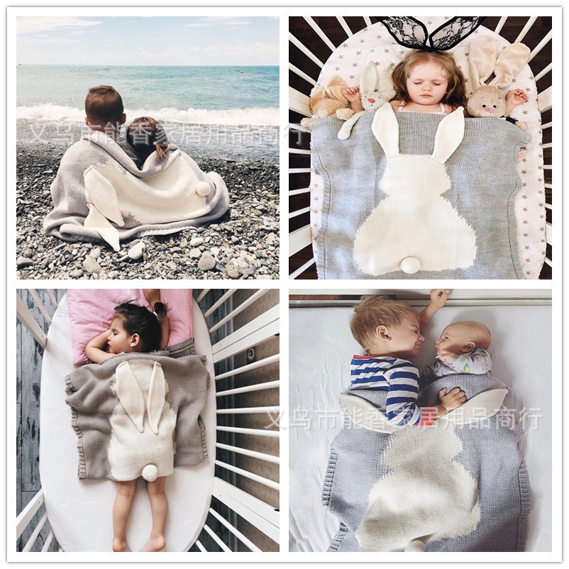 兔子毛线空调毯 (33)