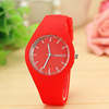 Silica gel fashionable quartz silicone watch