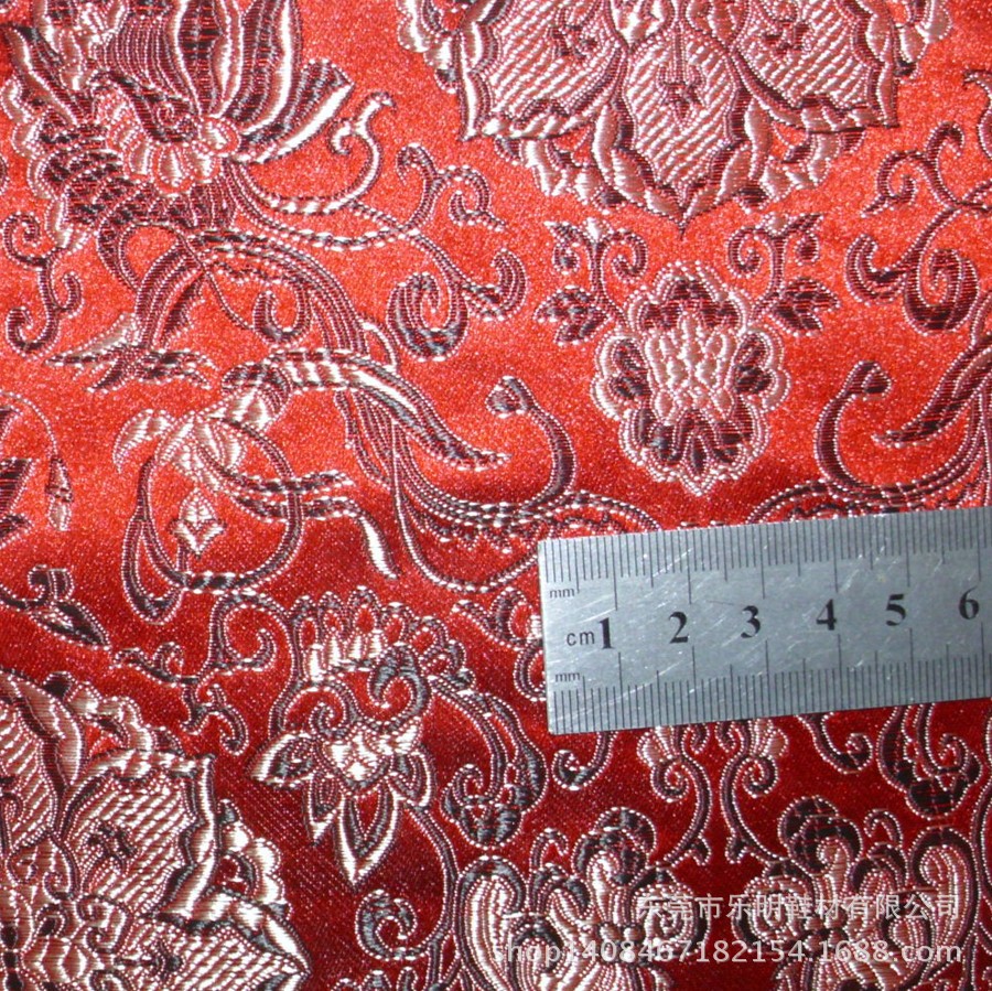 MB7359现货供应提花布 家俱窗帘装饰布适用鞋材服装喜庆面料