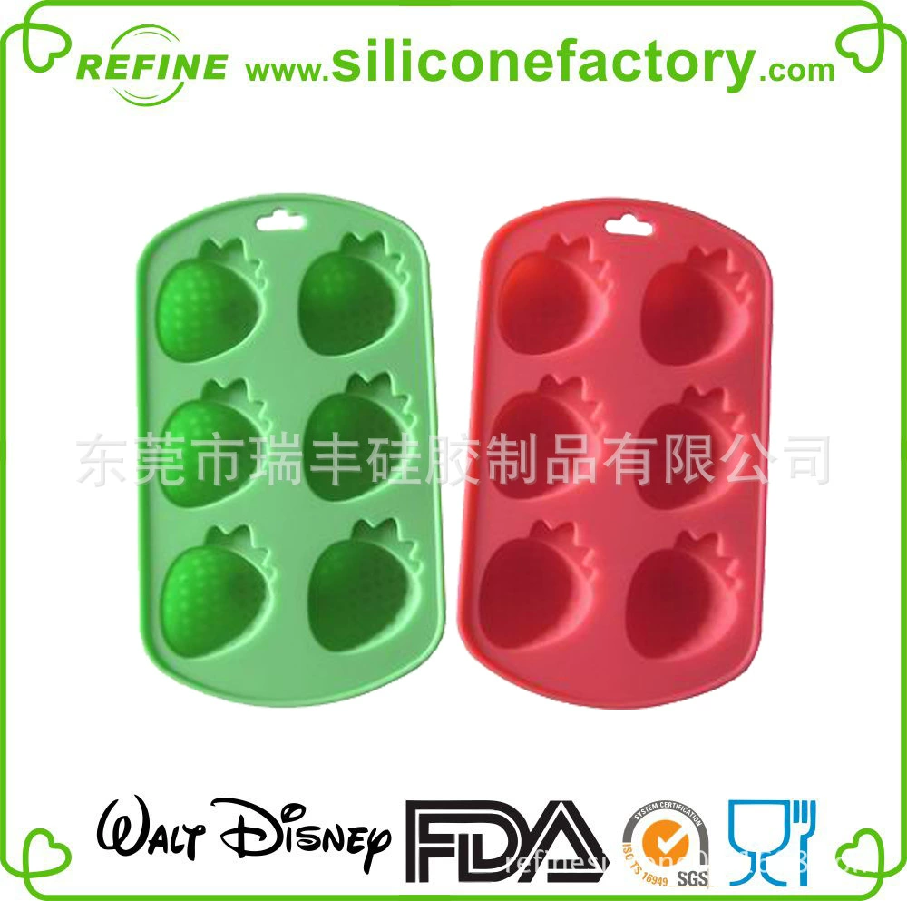 Silicone strawberry, acrylic mold, 2017 trend