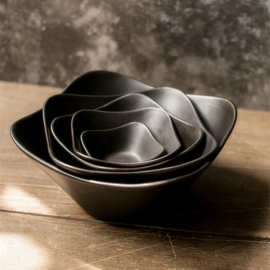 外贸陶瓷 欧式创意异形陶瓷碗盘米饭碗沙拉碗菜盘西餐盘平盘托盘