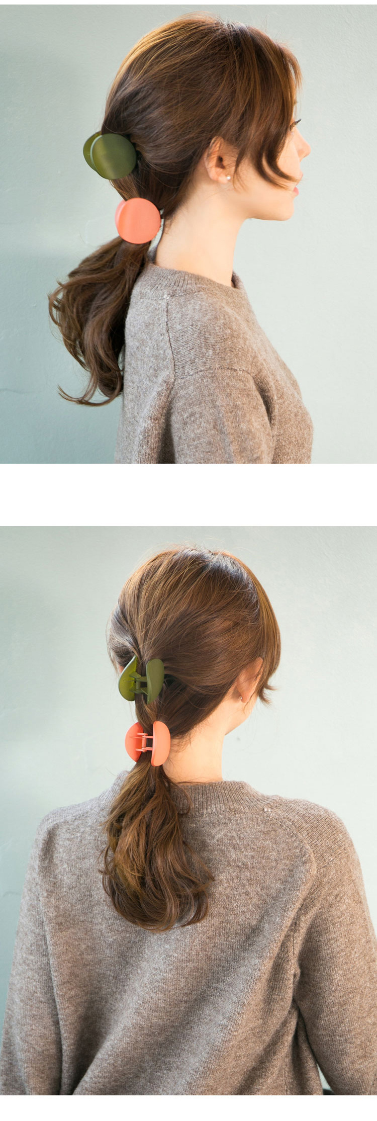 Korea New Acrylic Irregular Gripping Hairpin display picture 1