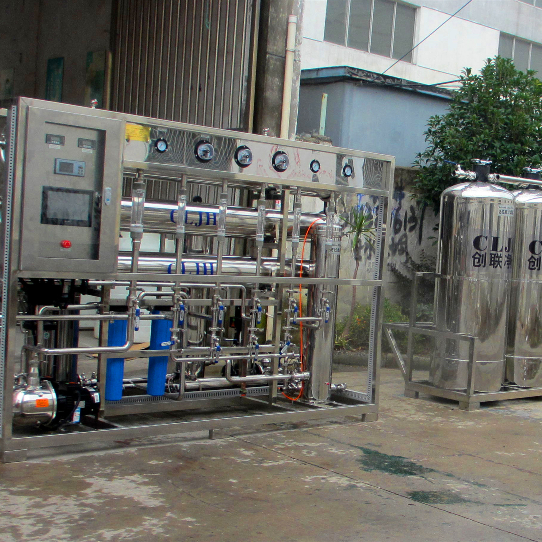 创联品牌 去离子水设备 纯净水设备 纯水装置 反渗透纯水设备