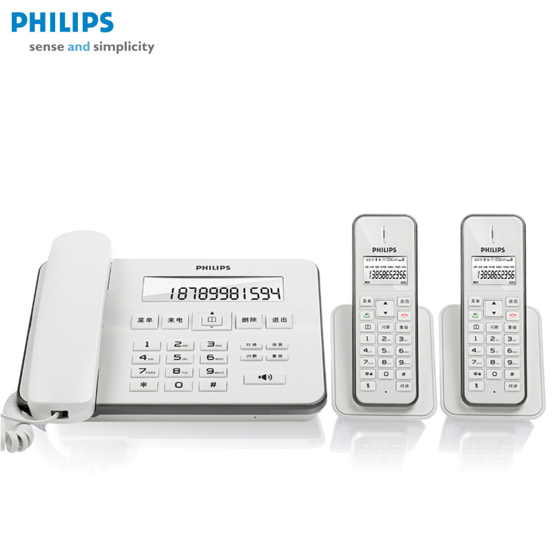 Boutique wholesale Philips DCTG192 Digital Cordless Phone Office Picture Machine One Trailer Two household