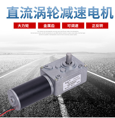 直流电机涡轮蜗杆减速电机 自锁微型直流电机4058GW直流减速电机|ru