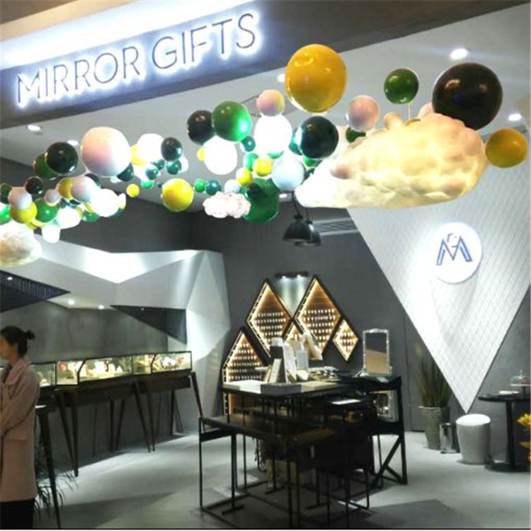 厂家制作亚克力装饰球 装饰掉球可制作大小有机玻璃制品