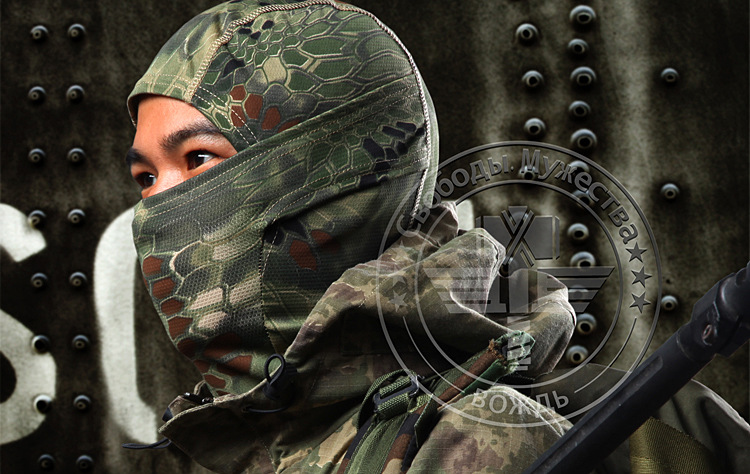 Jefe de camuflaje Ninja sombrero de secado rápido transpirable deportes bufanda al aire libre a prueba de viento a prueba de arena camuflaje bufanda