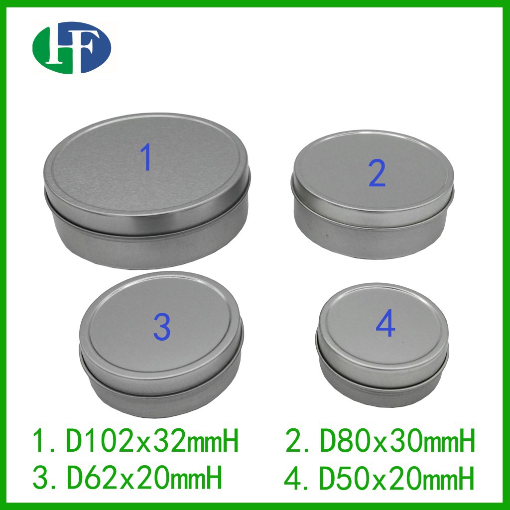 生产光身面马口铁罐 拉深蜡烛罐 两片银色糖果铁盒 首饰盒 唇膏罐