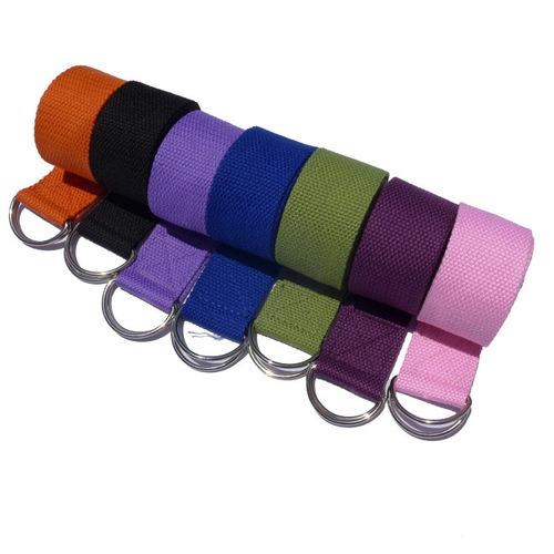 Wholesale Iyengar Yoga Stretch Belt Auxiliary Belt Beginner Yoga Rope Cotton Yoga Belt Fitness Stretch Belt