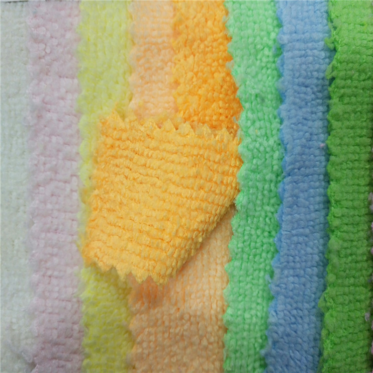 goods in stock Multicolor Dijin Towel cloth Absorbent towel cloth Two-sided towel cloth water uptake Towel cloth