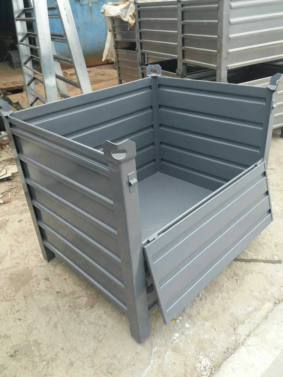 重型仓储笼 厂家批发金属废料箱重型移动式周转箱
