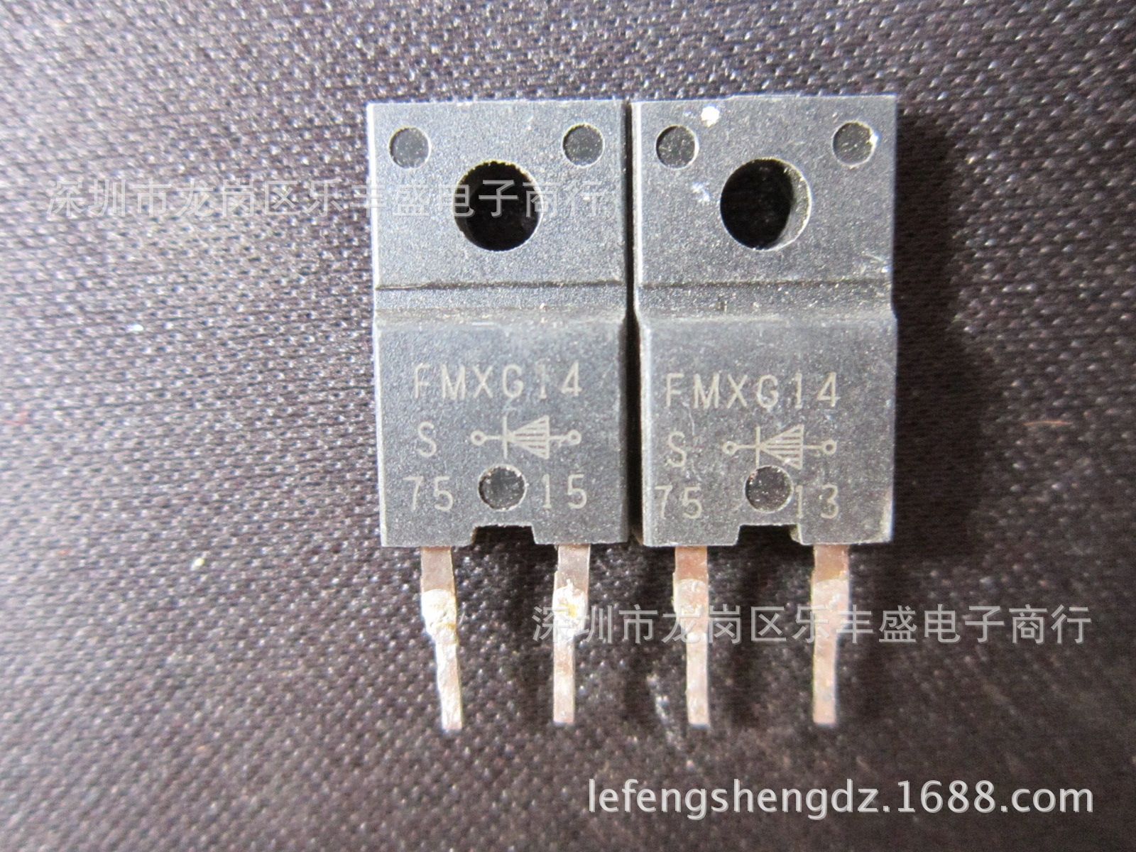 FMXG14S FMX-G14S 拆机三肯 TO-220F-2 超快速恢复二极管 5A 400V