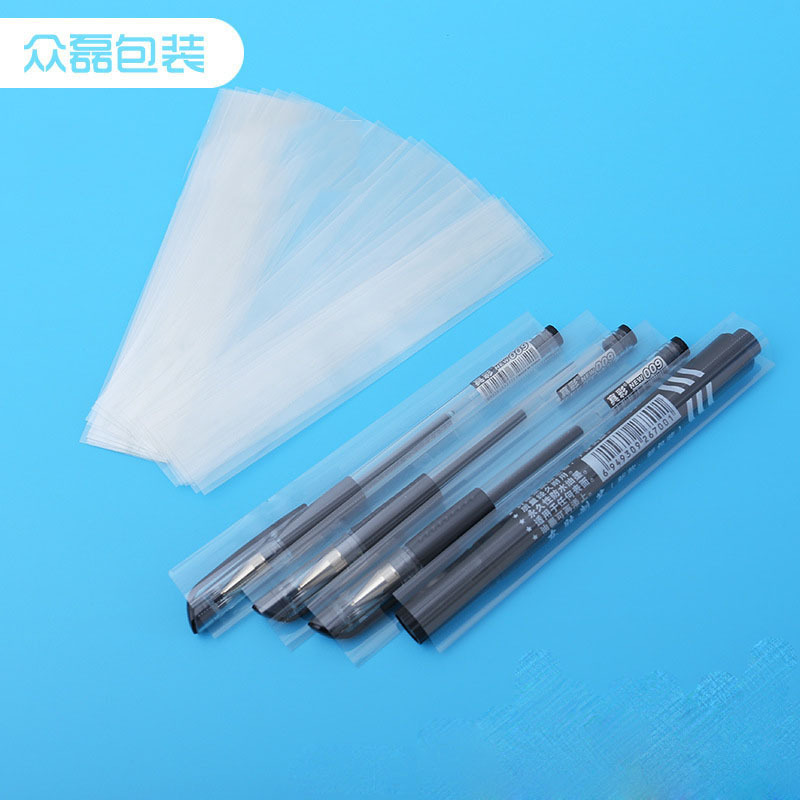 厂家直销 圆管细长型瓶盖PVC/PET易撕线热收缩膜包装袋 现货销售