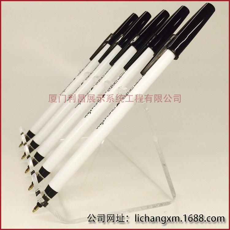 透明亚克力圆珠笔展示架 有机玻璃笔陈列道具定制
