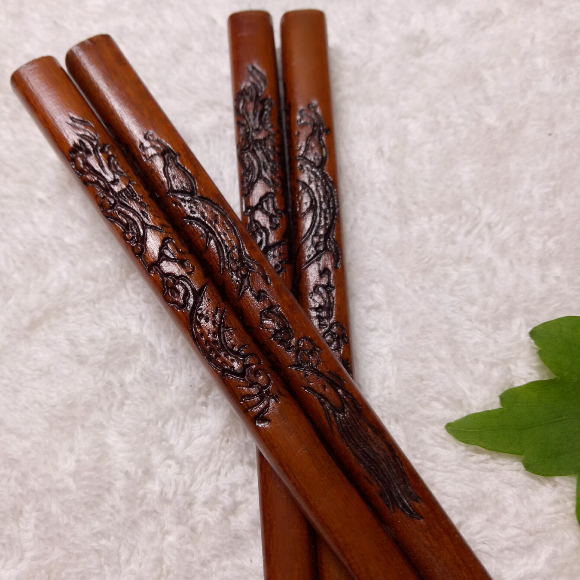 新款zakka创意实木筷子 可爱卡通头型天然木筷 家用儿童筷子-阿里巴巴