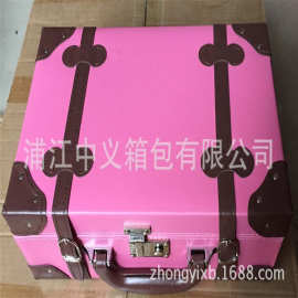 厂家出品美容学院美甲化妆箱新款PU皮质化妆品收纳盒化妆包箱子