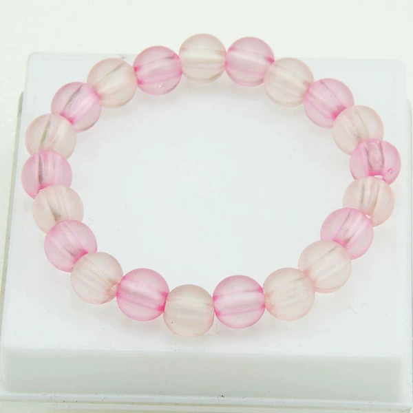 Fuchsia round beads