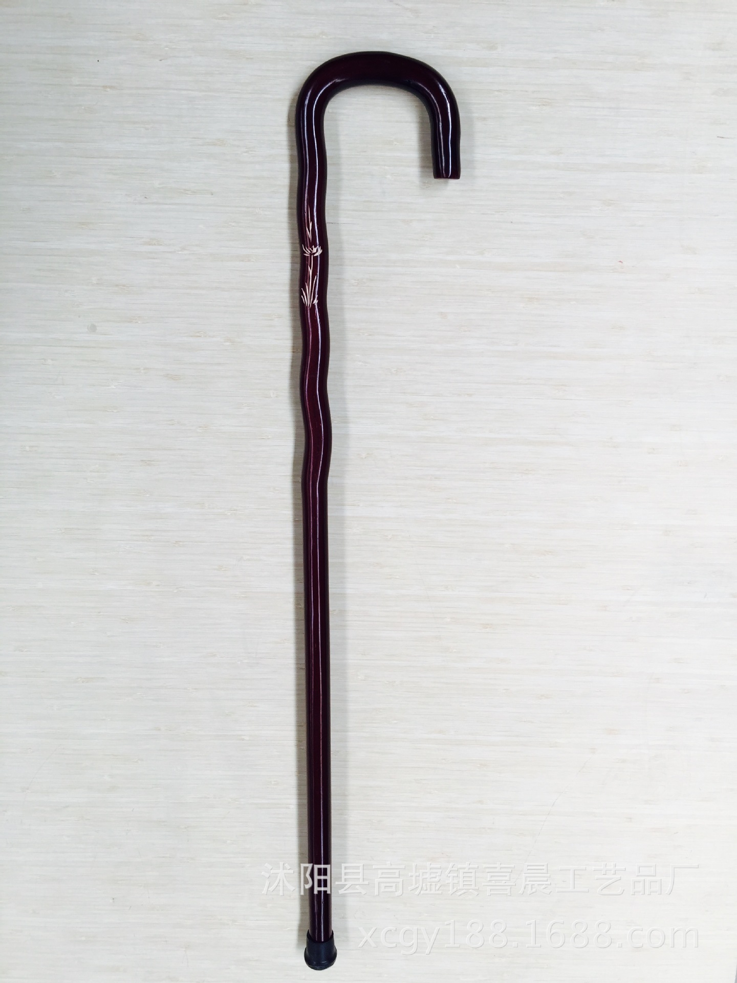 民国长节藤杖，整体通红包浆一流-其他竹制品-7788商城