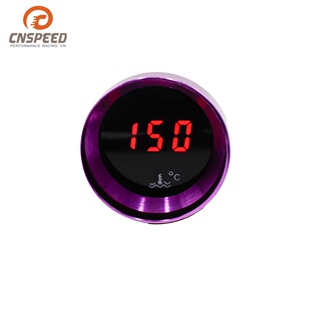 Factory Direct supply 12v Universal car modification instrument tachometer 37mm with LED tachometer black shell