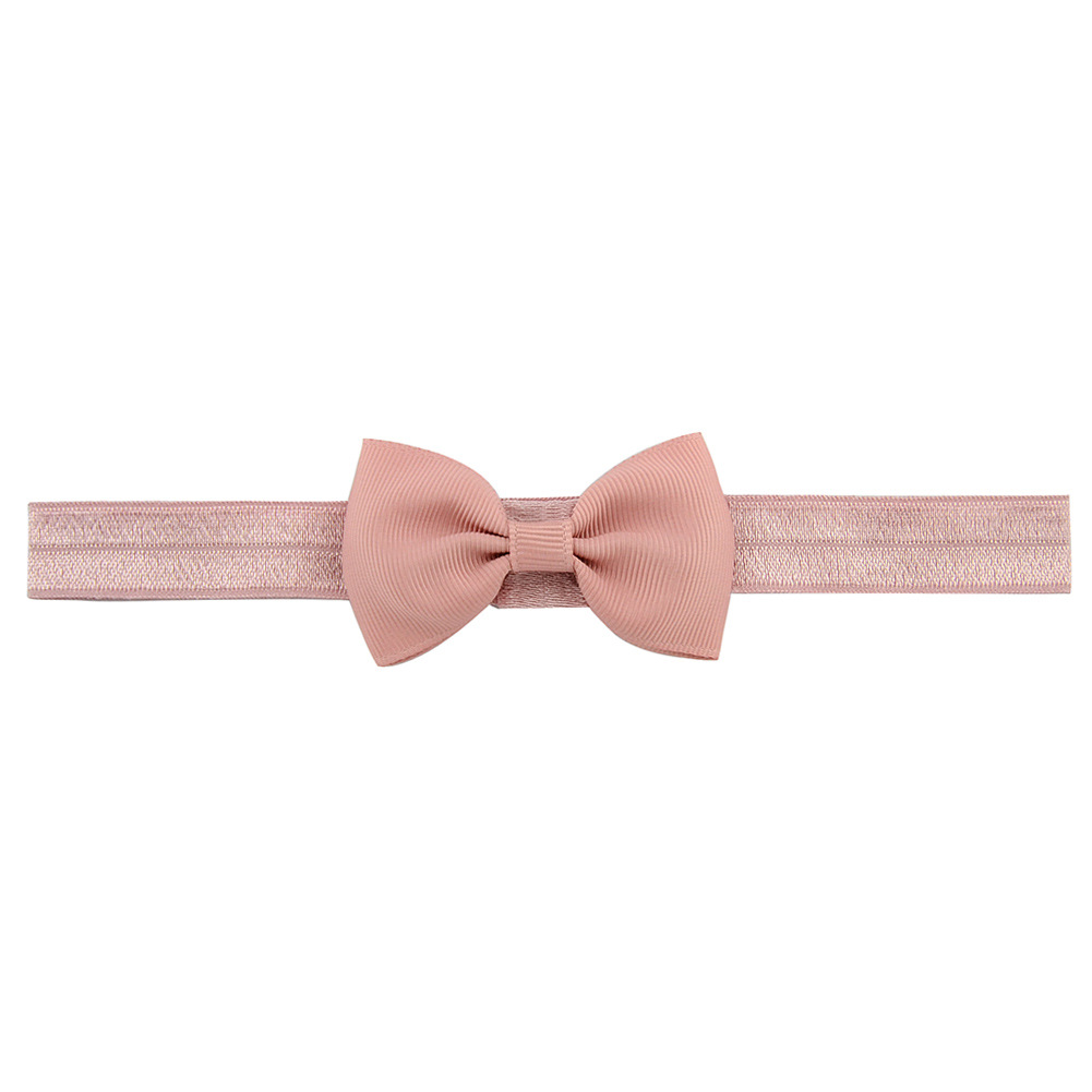European And American Children's Bow Headband Small Bow Elastic Headband display picture 4
