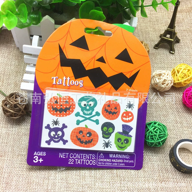 Pack, tattoo stickers, halloween