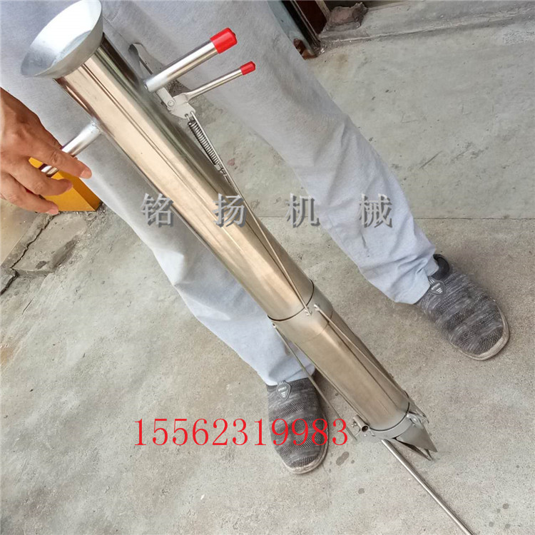 手提式瓜果快速栽苗器 西红柿栽苗器不锈钢测距栽苗器
