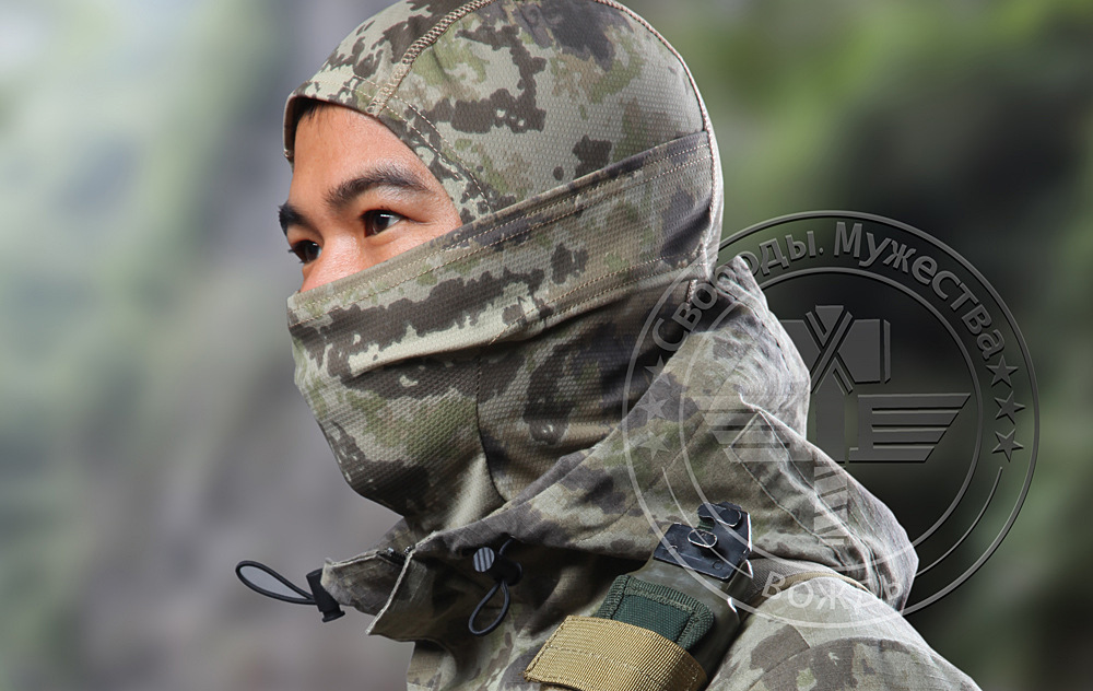 Jefe de camuflaje Ninja sombrero de secado rápido transpirable deportes bufanda al aire libre a prueba de viento a prueba de arena camuflaje bufanda