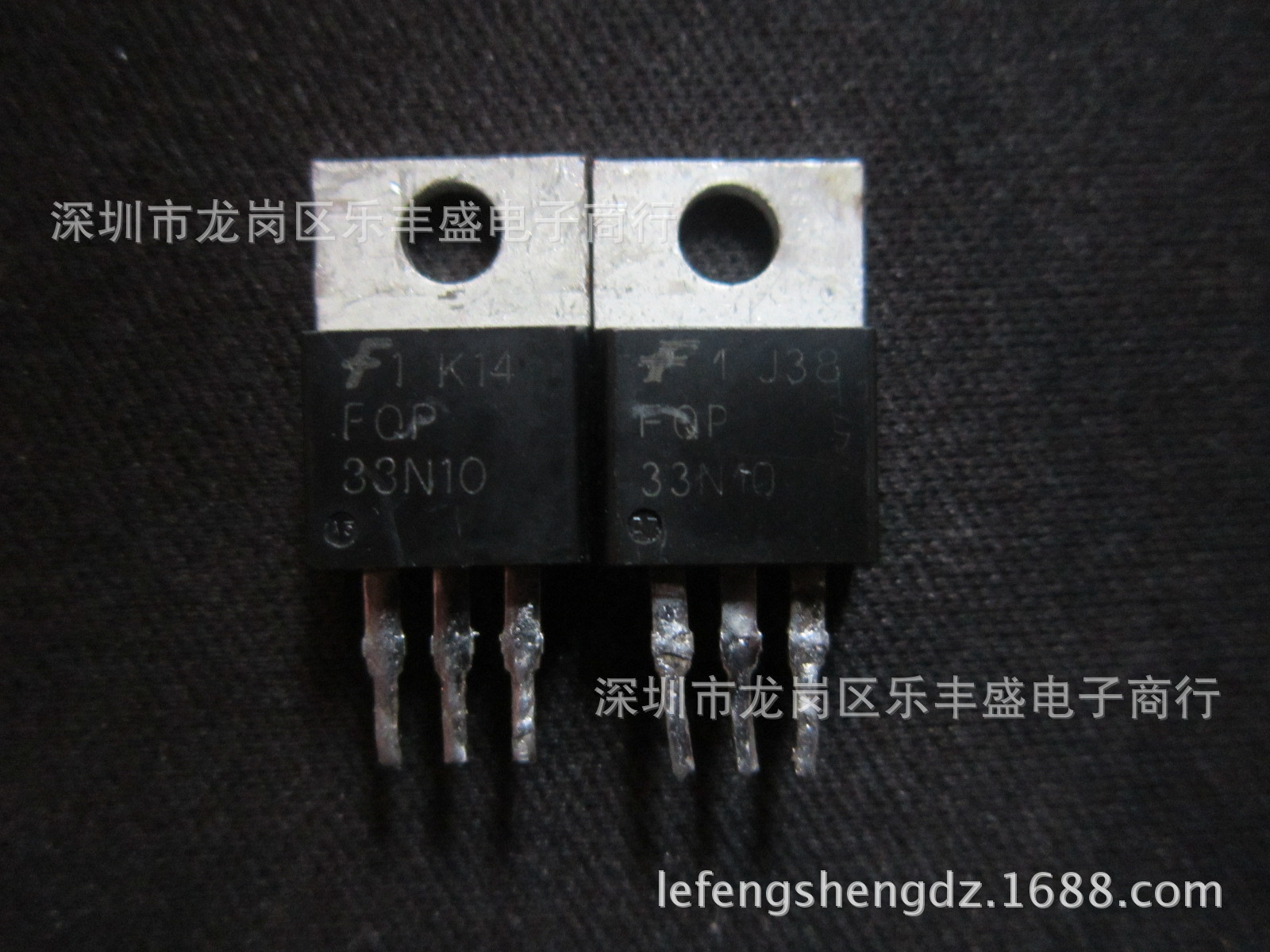 FQP33N10 拆机 飞兆 100V N通道 功率MOSFET TO-220