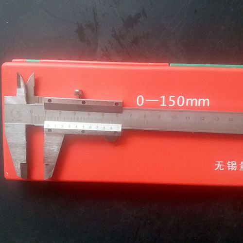 Science and education four-purpose mechanical stainless steel vernier caliper direct sales caliper tin worker vernier caliper for student measurement