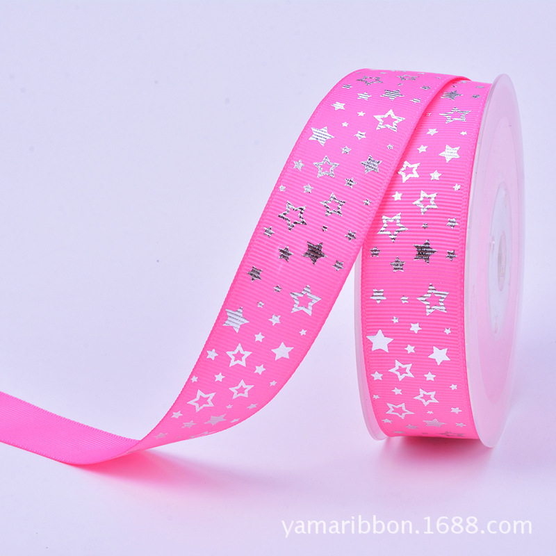 Yao Ming cinta de primavera tropical estilo serie caliente plata estrella costilla cinta hecha a mano DIY accesorios para el cabello accesorios de ropa