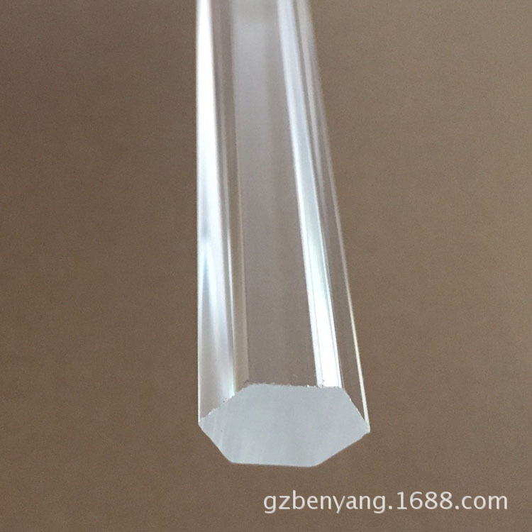 厂家直销亚克力六角棒 PMMA六角棒压克力六角棒 六角棒六边形棒