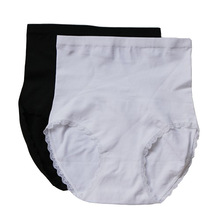 厂家直销外贸尾单无缝无痕塑身中高腰收腹女士内裤 棉底档