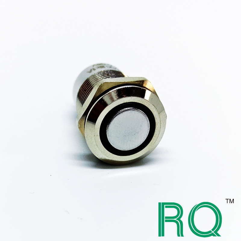 门禁独轮车专用开孔16mm高寿命不锈钢外壳金属按键开关