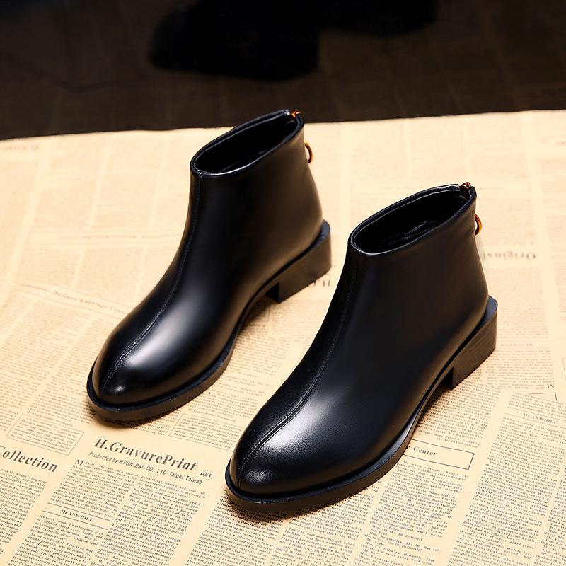 Bottes femme en PU artificiel - Ref 3354951 Image 4