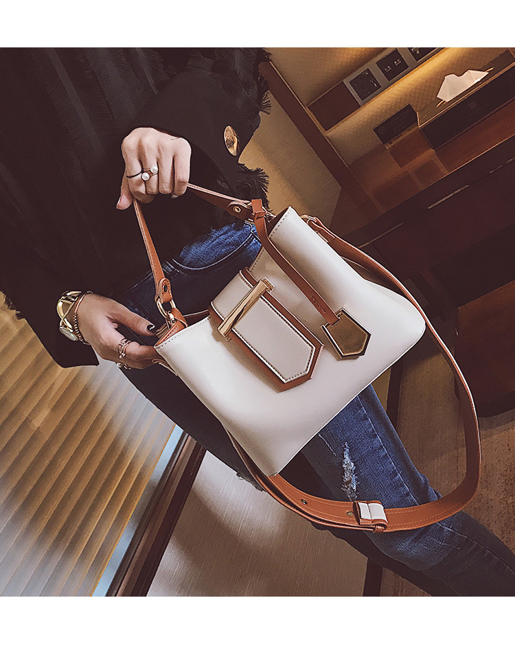Korean version PUfashion bag (gray)NHPB0108-gray