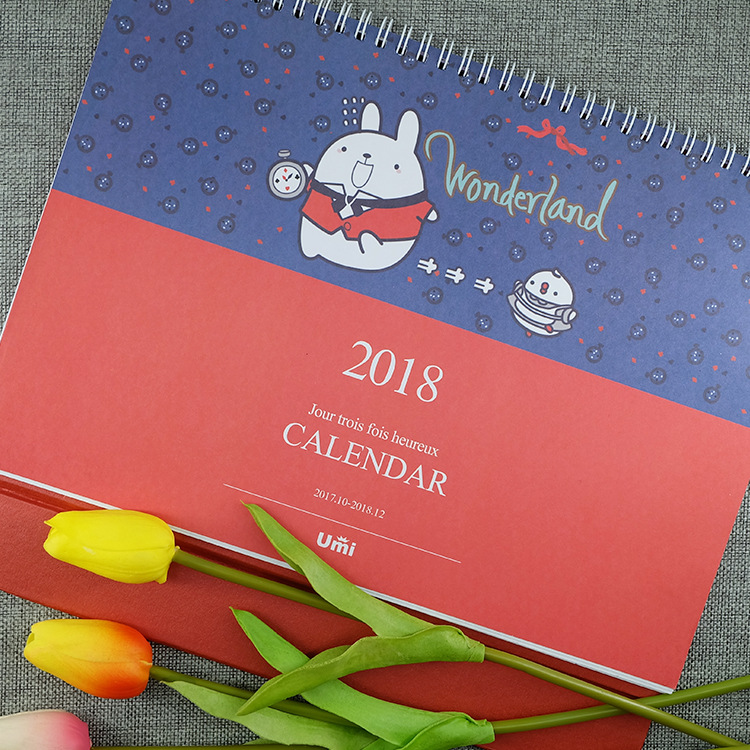 源头生产厂家创意广告台历月历定制台历2019年卡通日历周历定做|ms